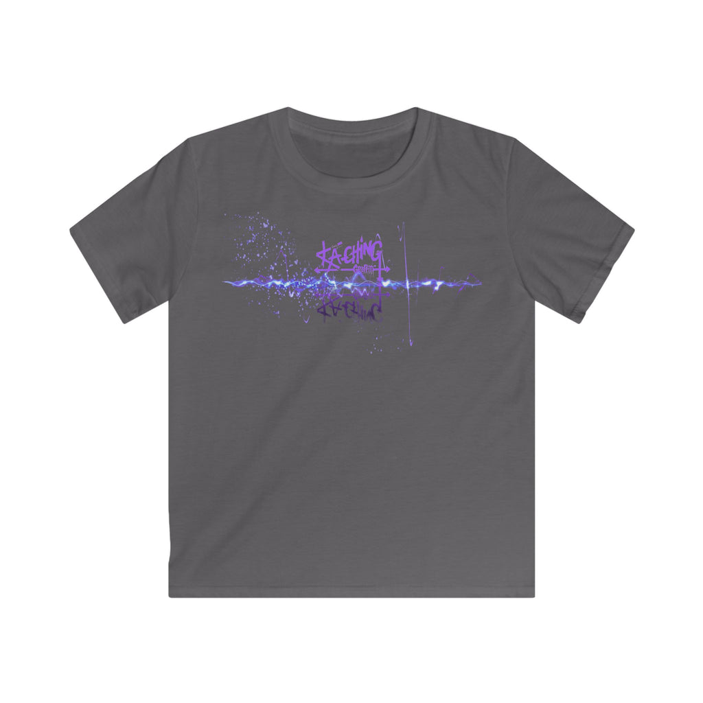 Ka-Ching Kids neon Purple Tee -