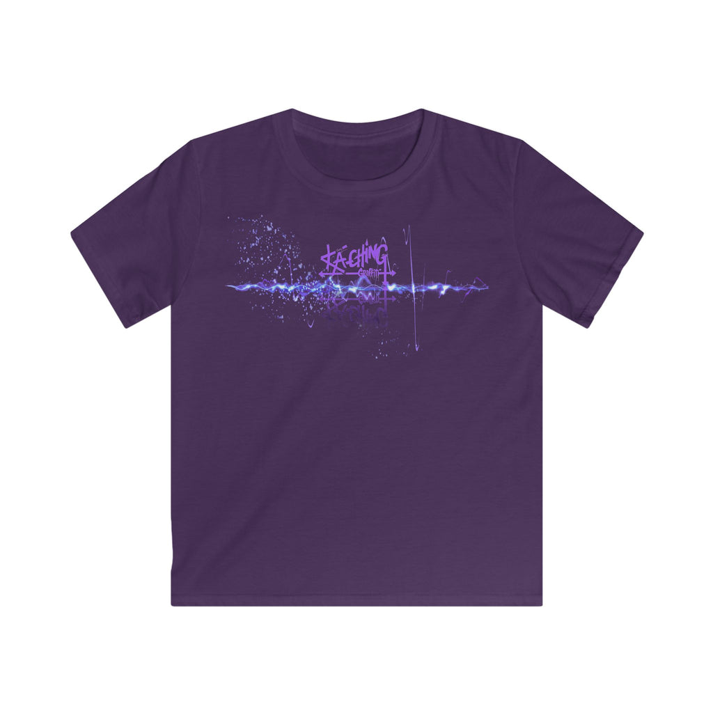 Ka-Ching Kids neon Purple Tee -