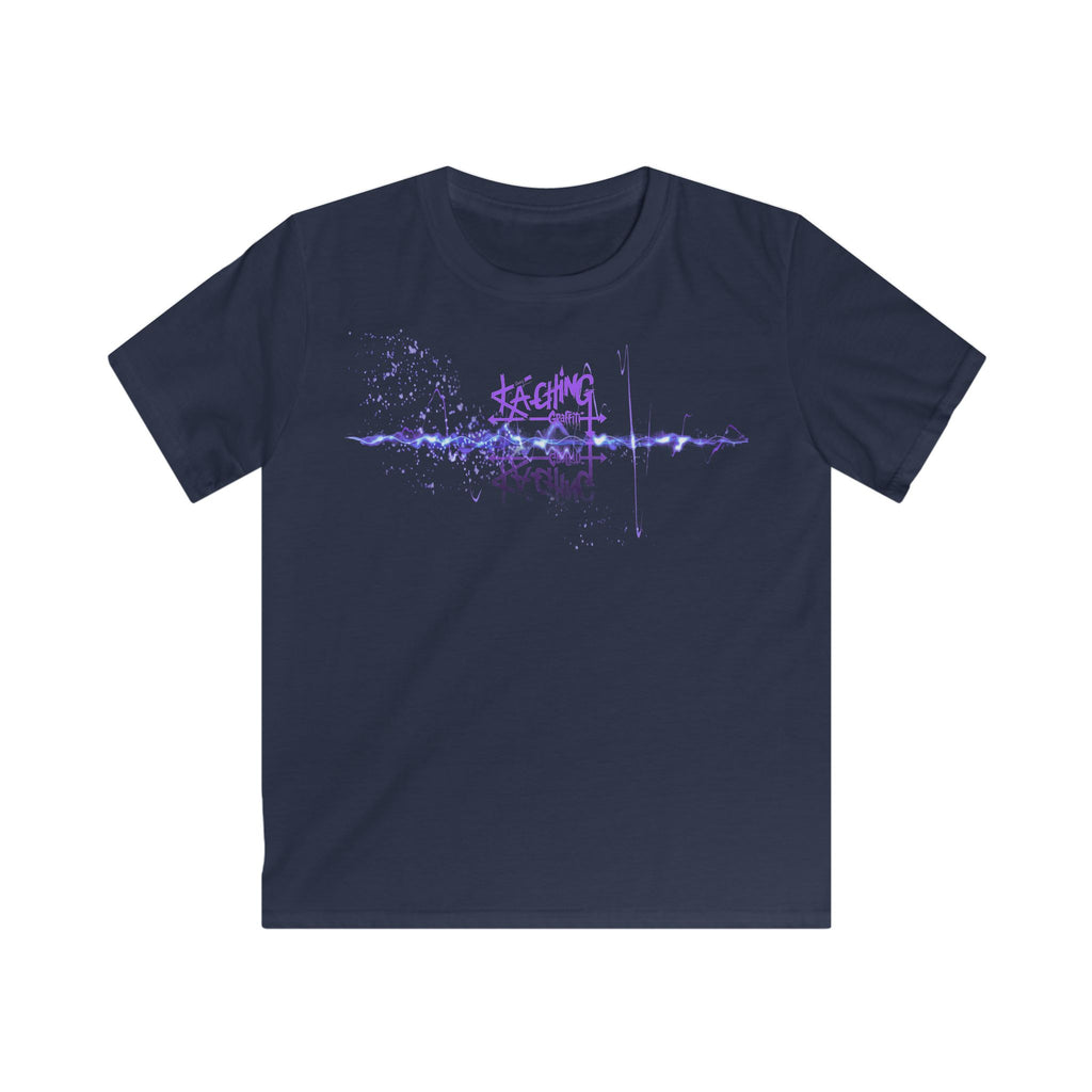 Ka-Ching Kids neon Purple Tee -