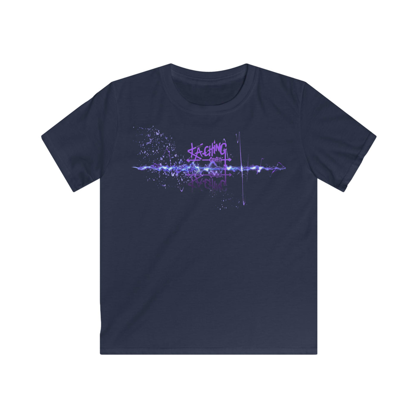 Ka-Ching Kids neon Purple Tee -