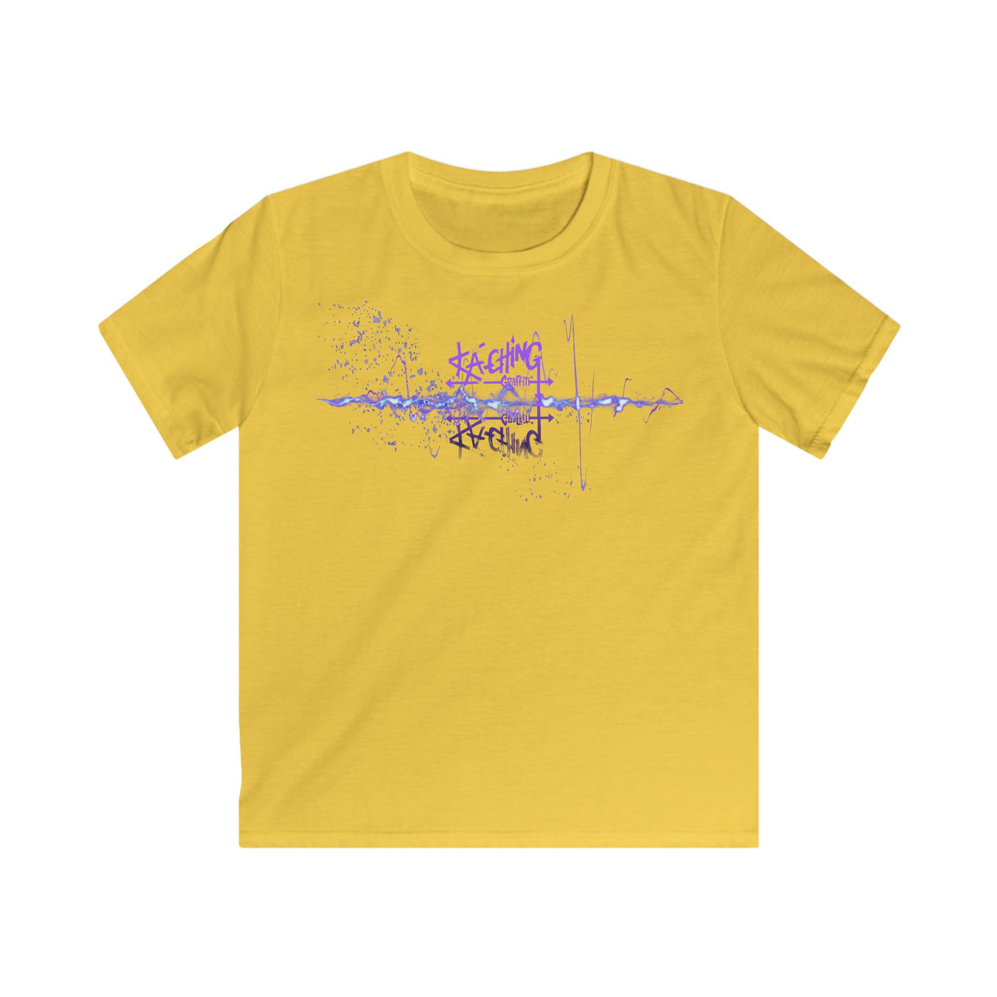 Ka-Ching Kids neon Purple Tee -