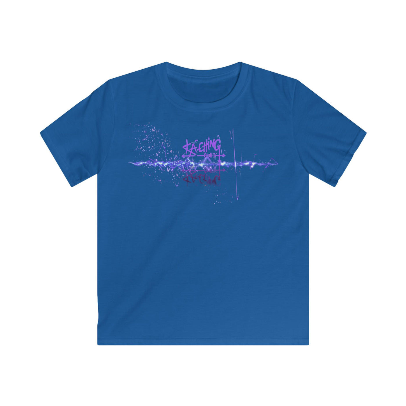 Ka-Ching Kids neon Purple Tee -