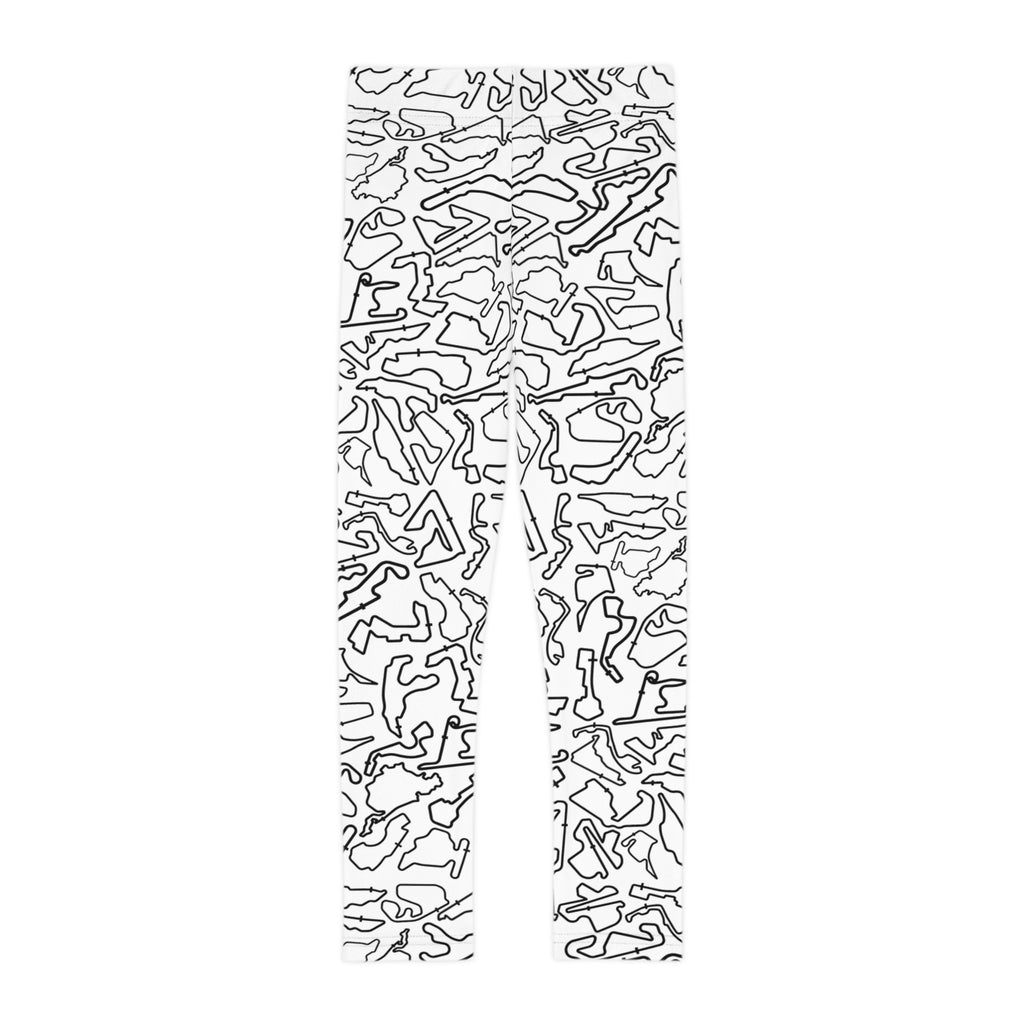 Black White Track print kids Leggings, Activewear, Fashionable