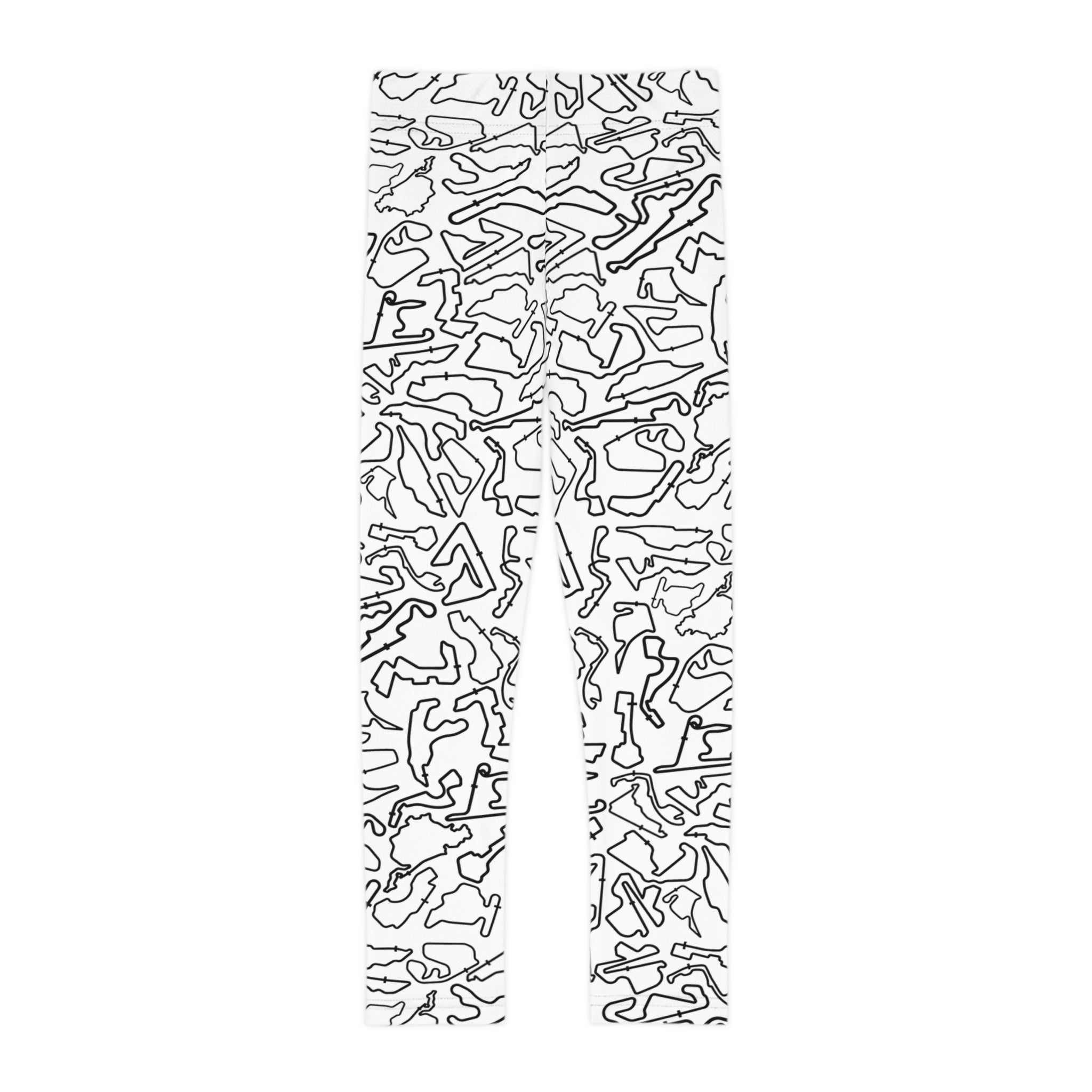 Black White Track print kids Leggings, Activewear, Fashionable