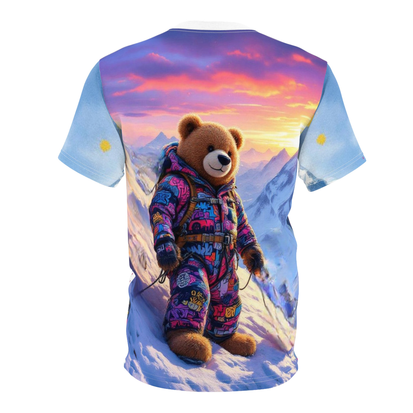 Bear Adventure Unisex Tee, Fun Graphic T-Shirt, Kids Wear, Gift for Bear Lovers, Hiking Gift, Casual Outfit