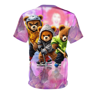 Graffiti Bears Hockey Unisex Tee