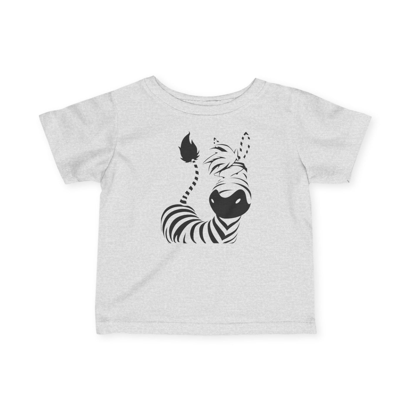 Cute Zebra Infant Tee, Baby Animal Shirt