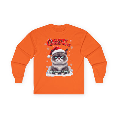Grumpy Cat's Christmas Unisex Long Sleeve Tee.