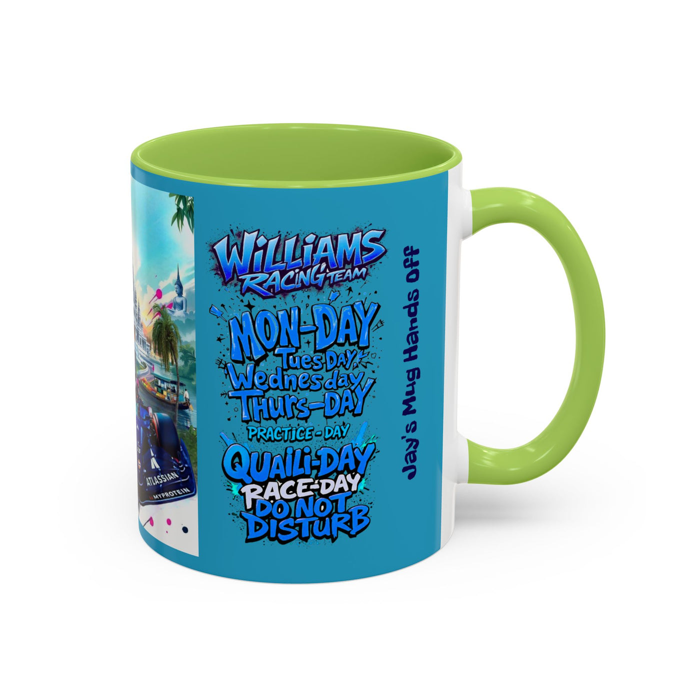 Team Coffee Mug – Perfect for Motor Sports Fans!