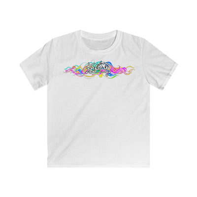Ka-Ching Kids Neon Squiggle Tee -