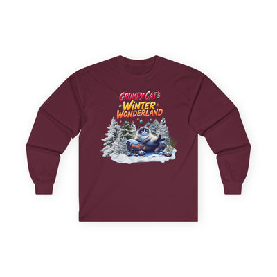 Grumpy Cat's Winter Wonderland Unisex Sleeve Tee. 1 '