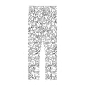 Black White Track print kids Leggings, Activewear, Fashionable