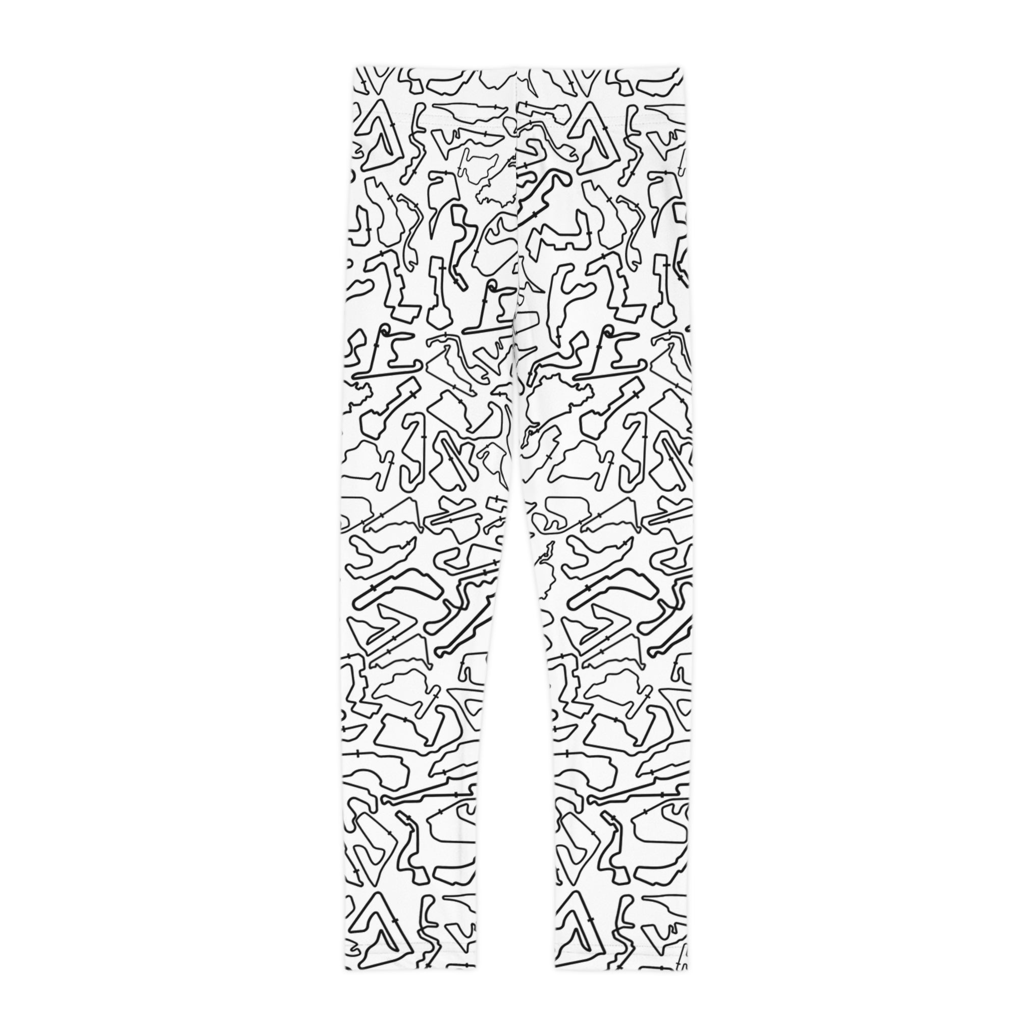 Black White Track print kids Leggings, Activewear, Fashionable