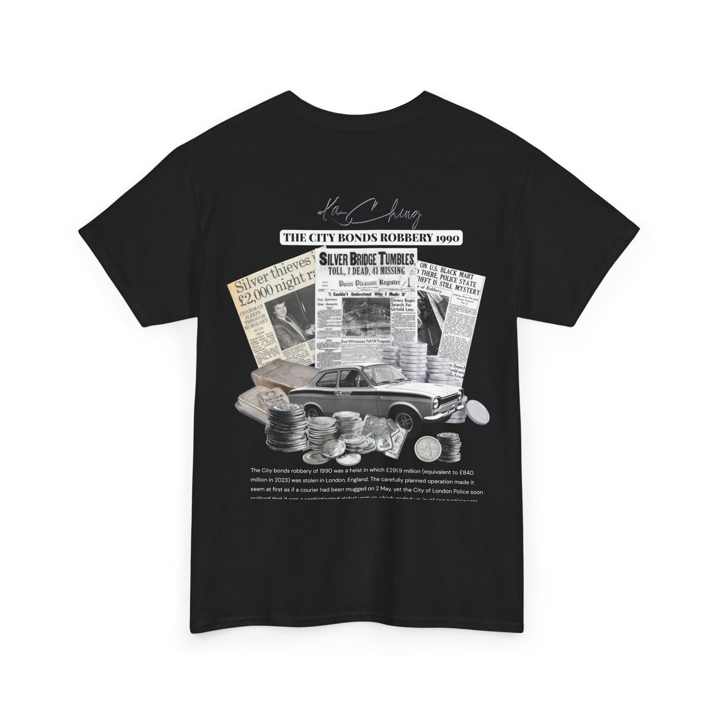 Silver Edition Tee with Retro Design