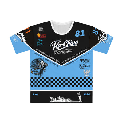 Ka-Ching Racing Team, Motorsports unisex T-Shirt Blue