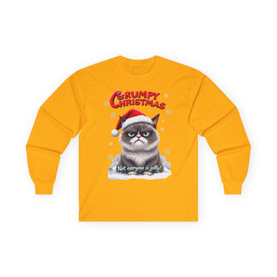 Grumpy Cat's Christmas Unisex Long Sleeve Tee.