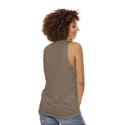 Ka-Ching designer exclusive, limited edition - Unisex Tank Top -Tan