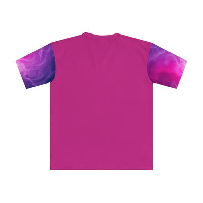 Unisex Skeleton pink smoke Graphic Tee,