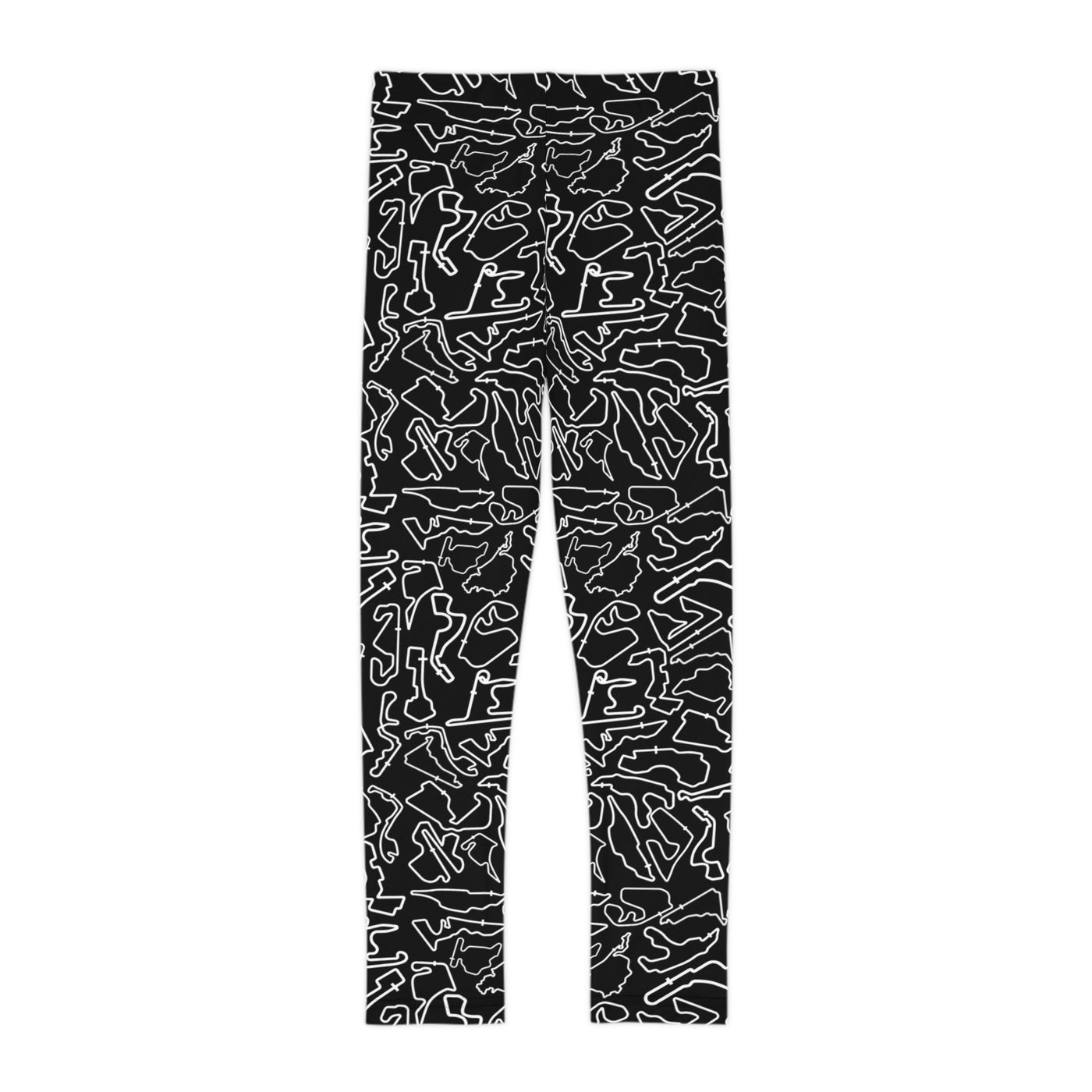 Track print Black kids Leggings, Activewear, Fashionable