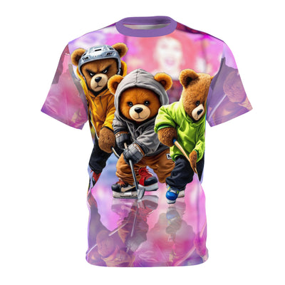 Graffiti Bears Hockey Unisex Tee
