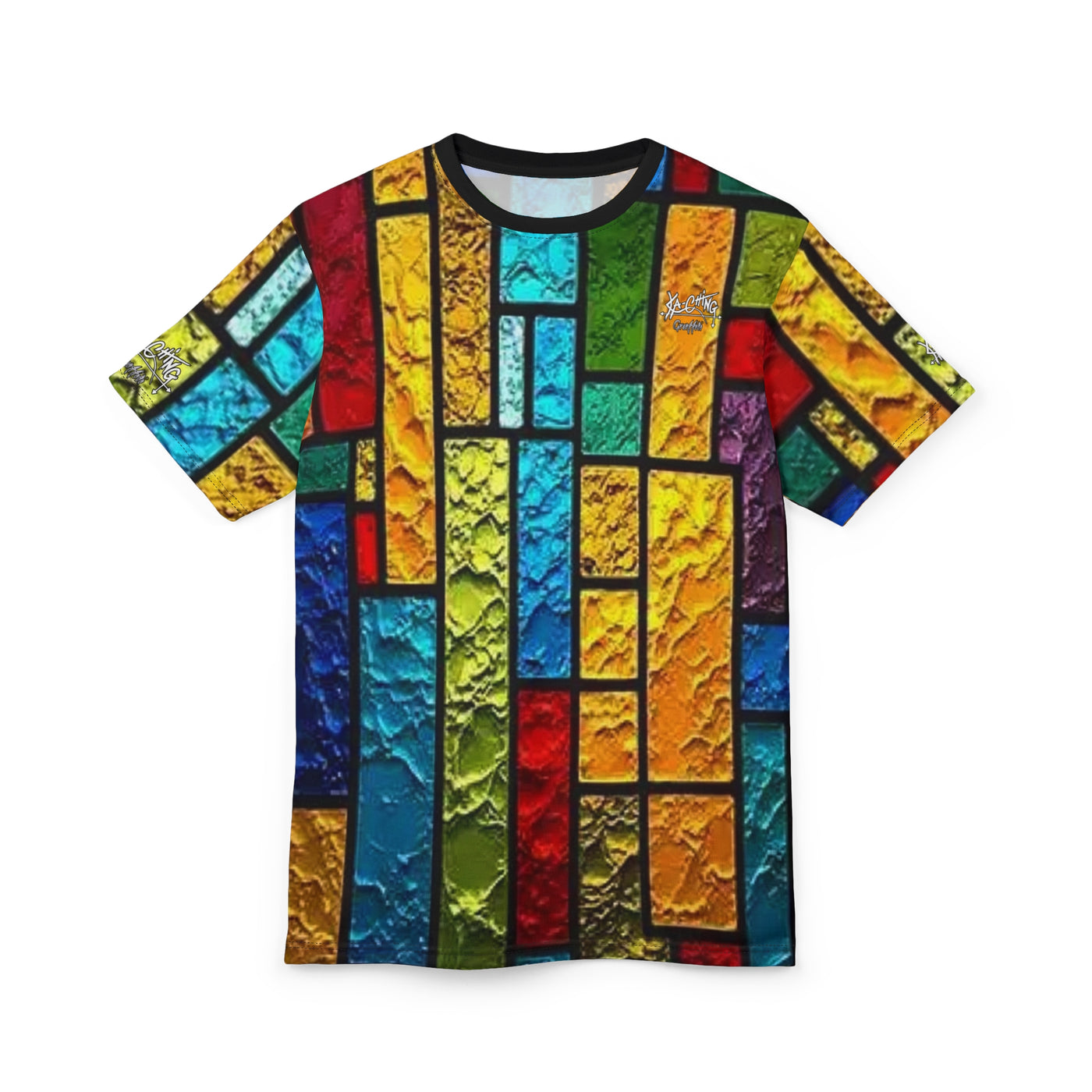 Mondrian Stain Glass Unisex Tee
