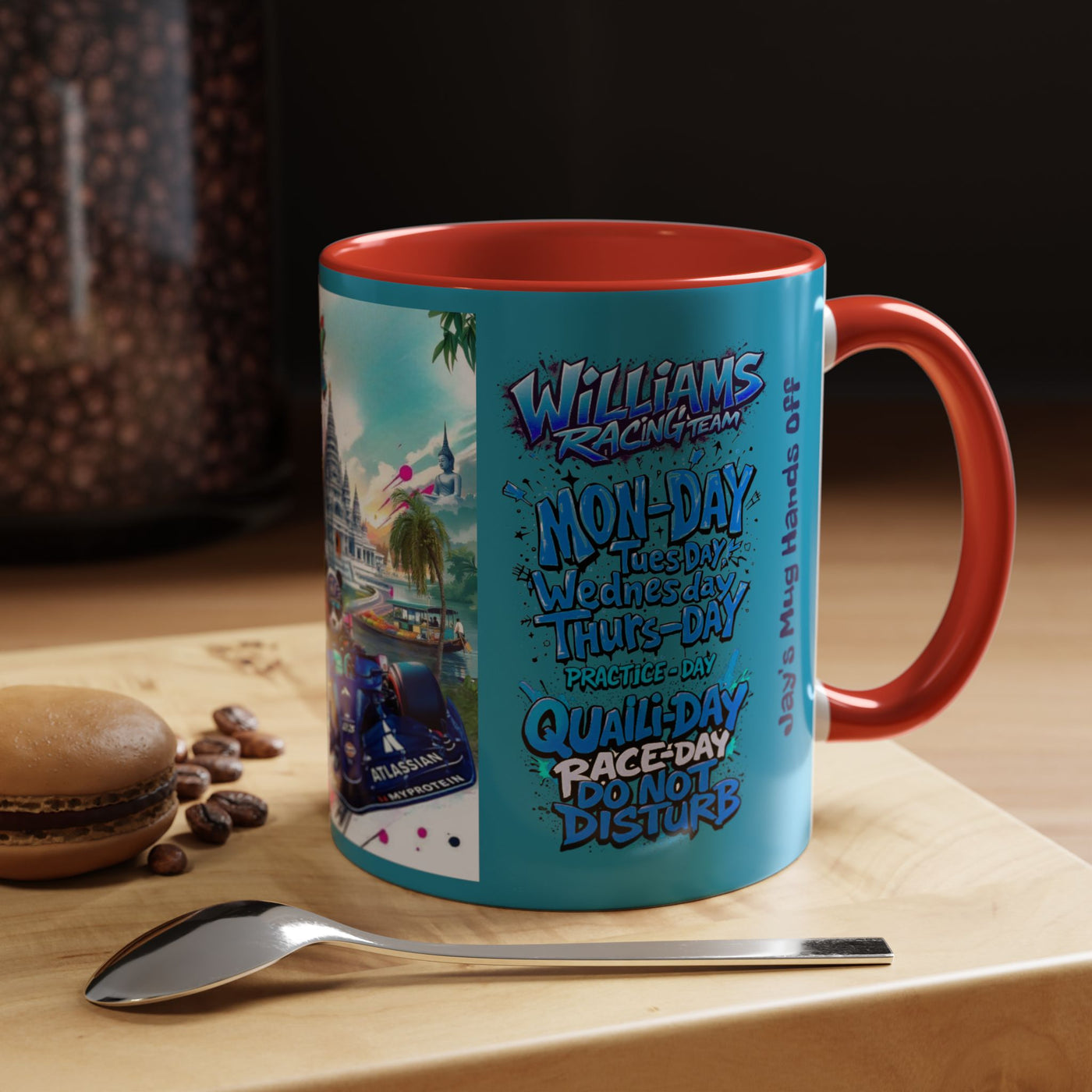 Team Coffee Mug – Perfect for Motor Sports Fans!