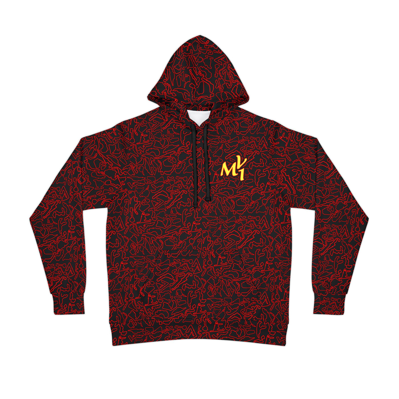 MV1 Track Red B Hoodie
