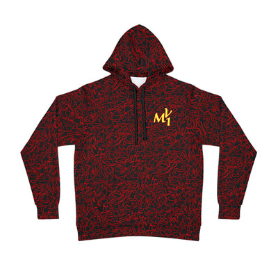 MV1 Track Red B Hoodie