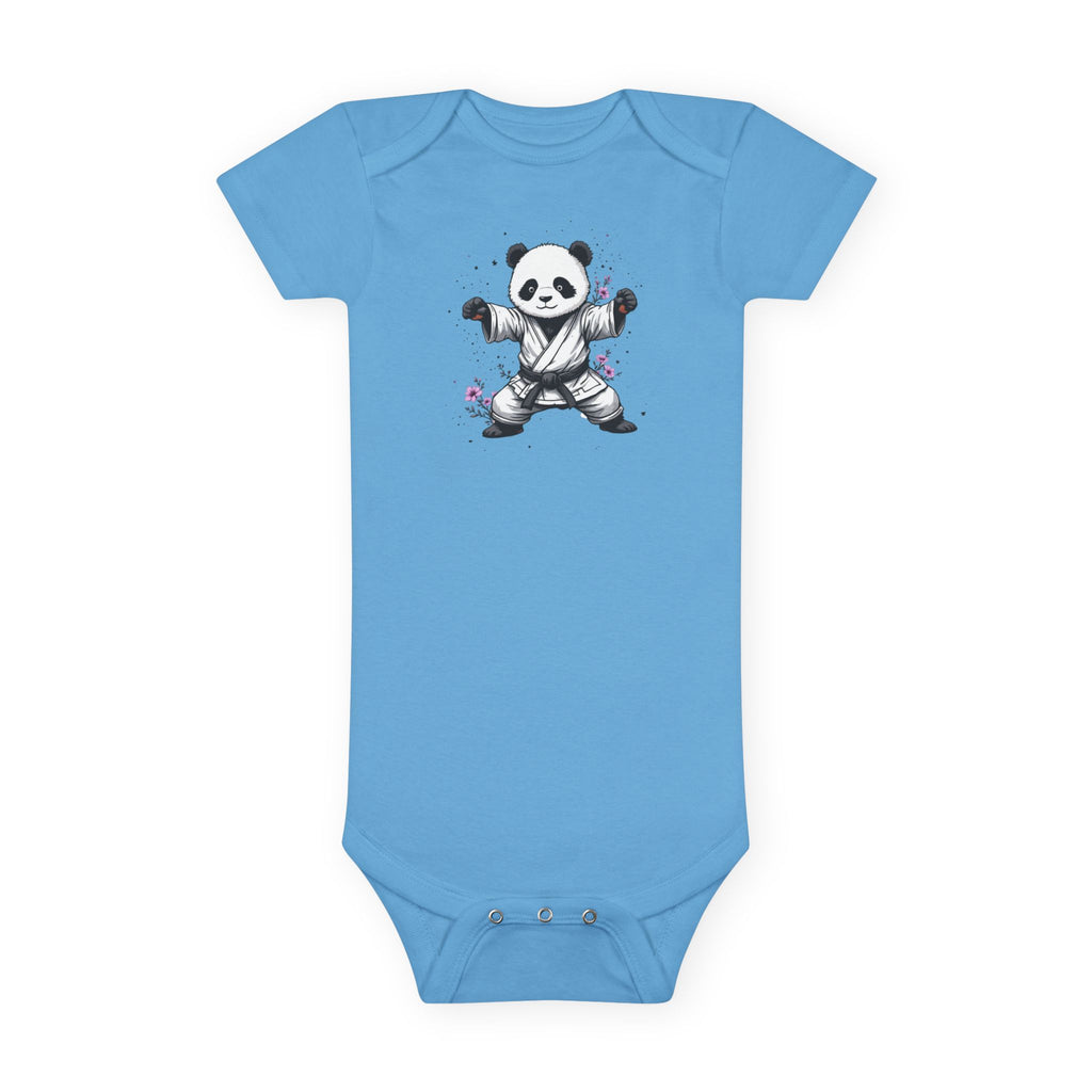 Ninja Panda Baby Onesie, Cute Baby Clothes, Baby Shower Gift, Newborn Outfit, Animal Lover Apparel, Fun Baby Shower Gift
