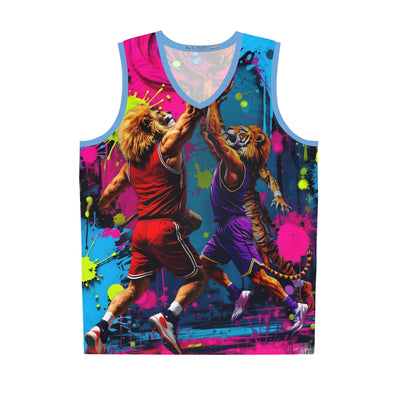 Ka-Ching  Basketball Vibrant Jersey, Cool Sports Apparel, Funky Athletic Wear, Unique Gift for Sports Lovers, Streetwear Style