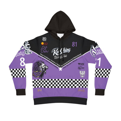 Ka-Ching Racing Hoodie unisex Motorsport Fans Purple