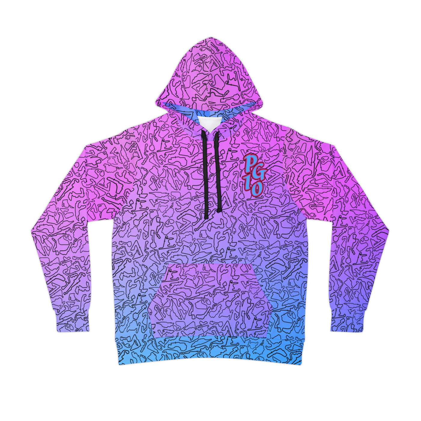 PG10 Bl/Pk Hoodie