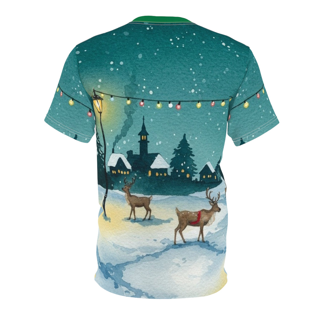 Painted Christmas Scene Tee