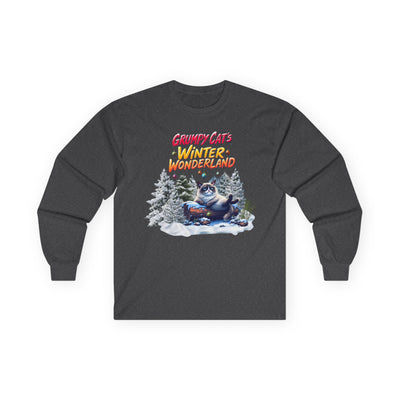 Grumpy Cat's Winter Wonderland Unisex Sleeve Tee. 1 '