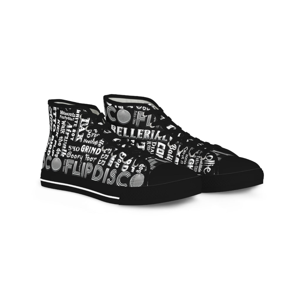 Skateboarders tricks High Top Sneakers