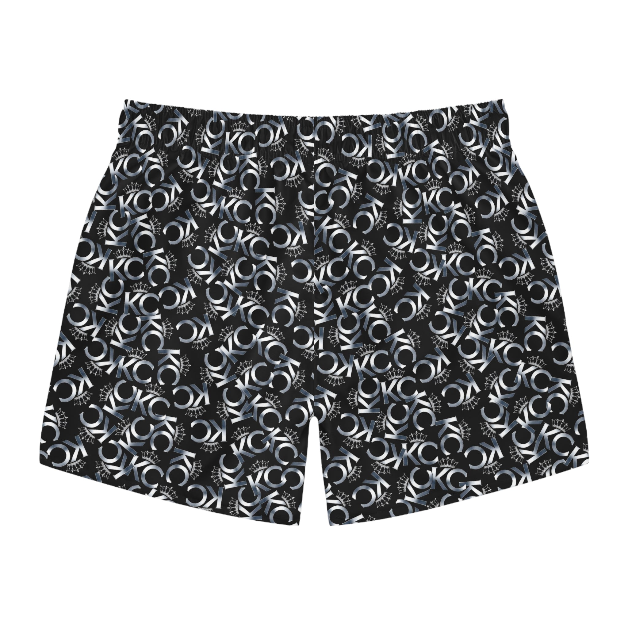Men's KC Silver Swim Trunks.