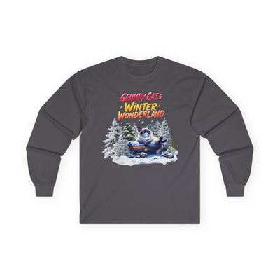 Grumpy Cat's Winter Wonderland Unisex Sleeve Tee. 1 '