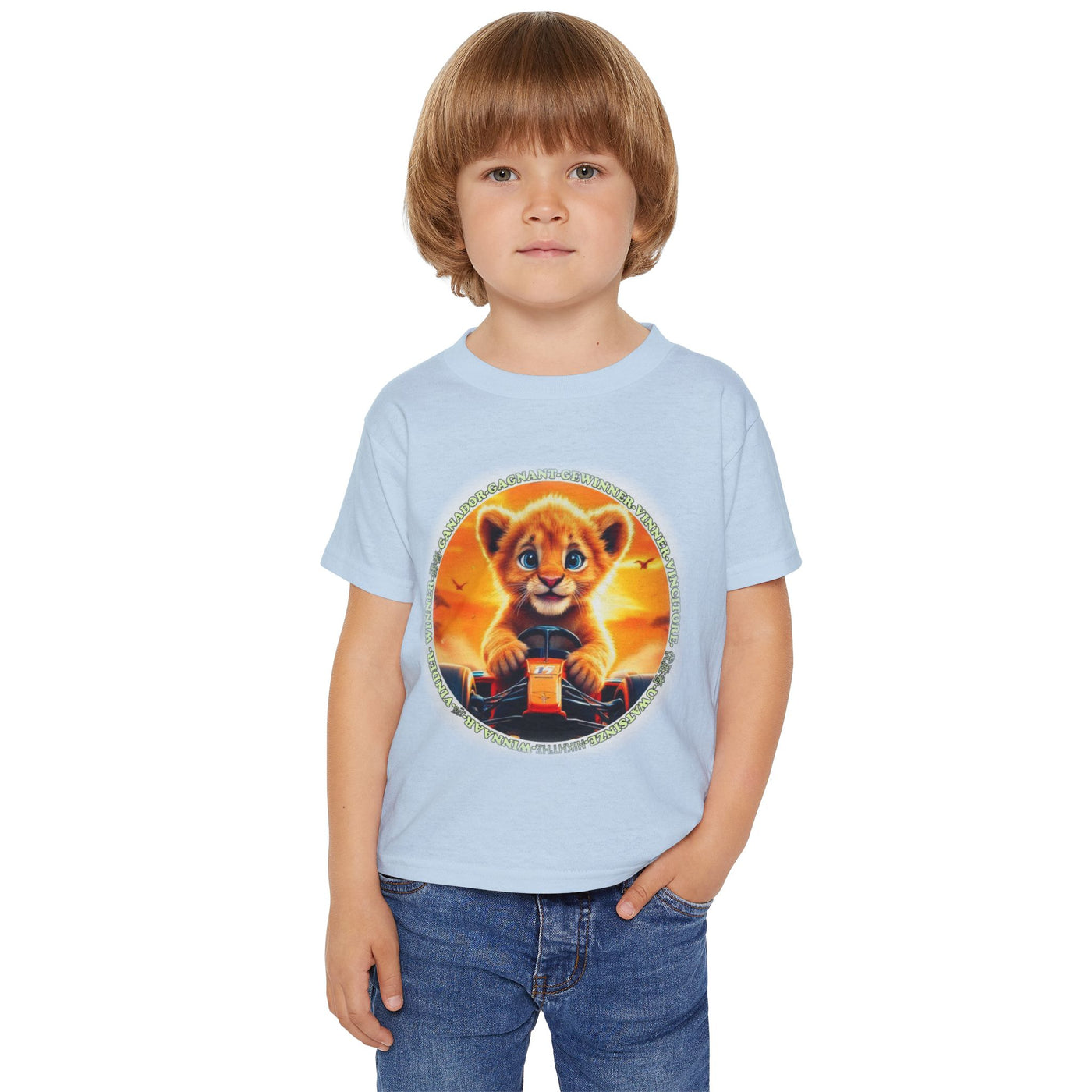 Toddler Lion Graphic T-Shirt - Cute Kids Apparel for Animal Lovers