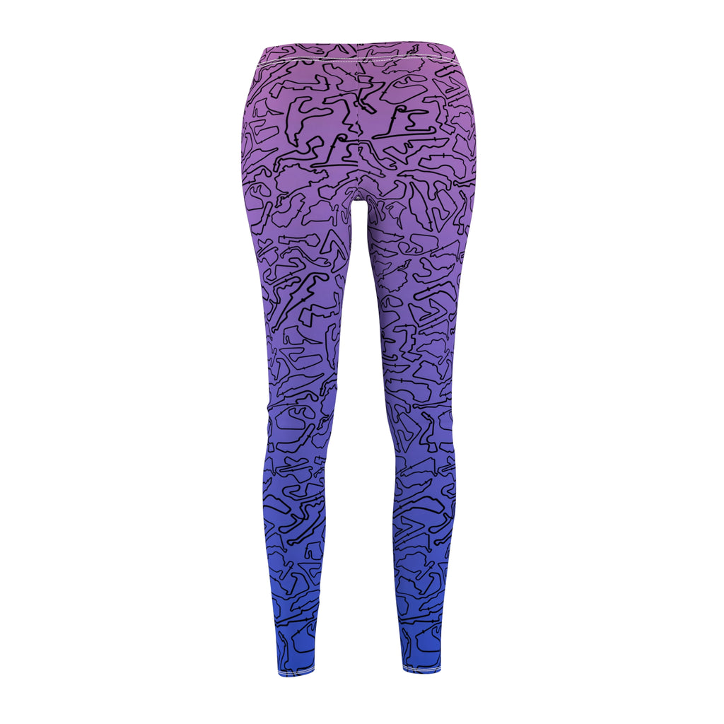 Bblack blue pink Track Casual Leggings