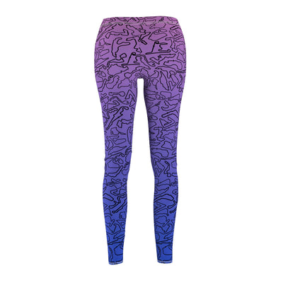 Bblack blue pink Track Casual Leggings