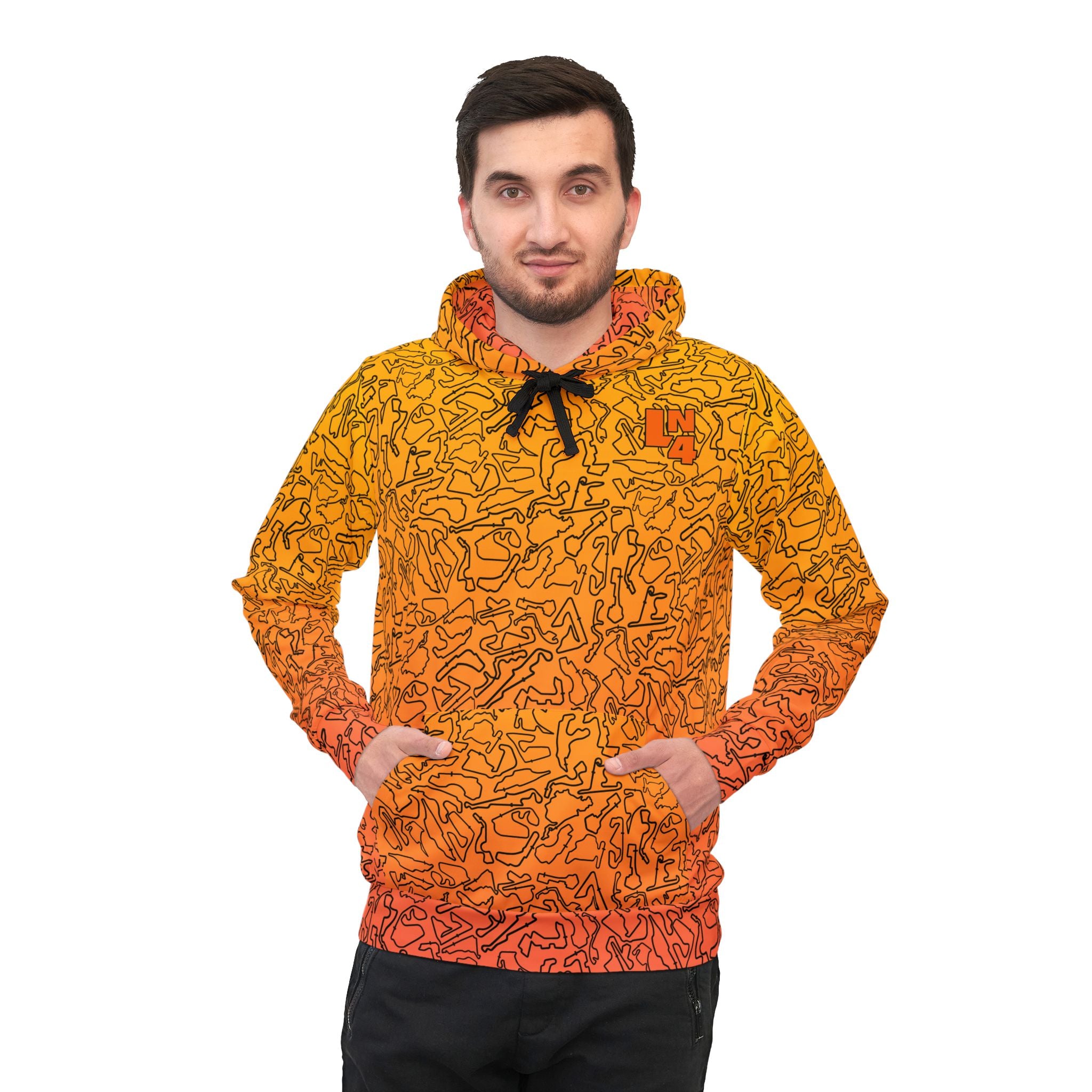 LN4 Orange Hoodie