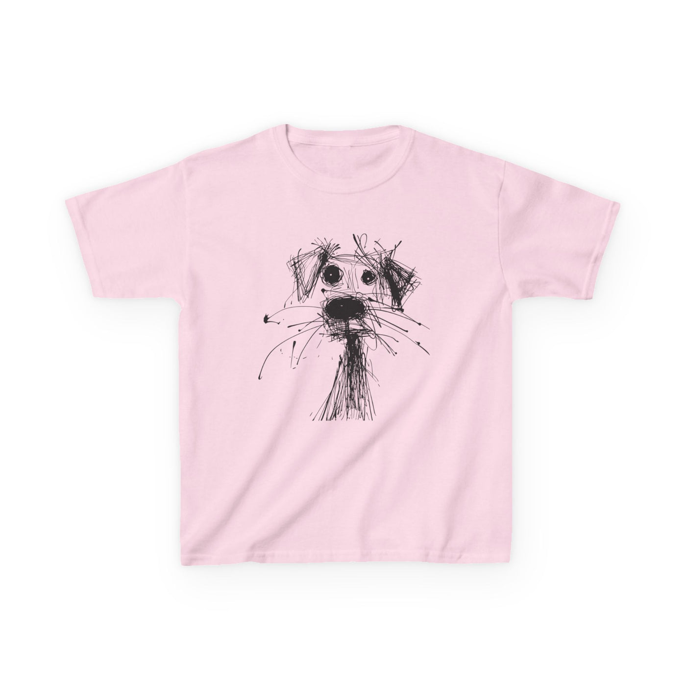 Kids Dog Sketch Tee | Adorable Pet Lover Shirt