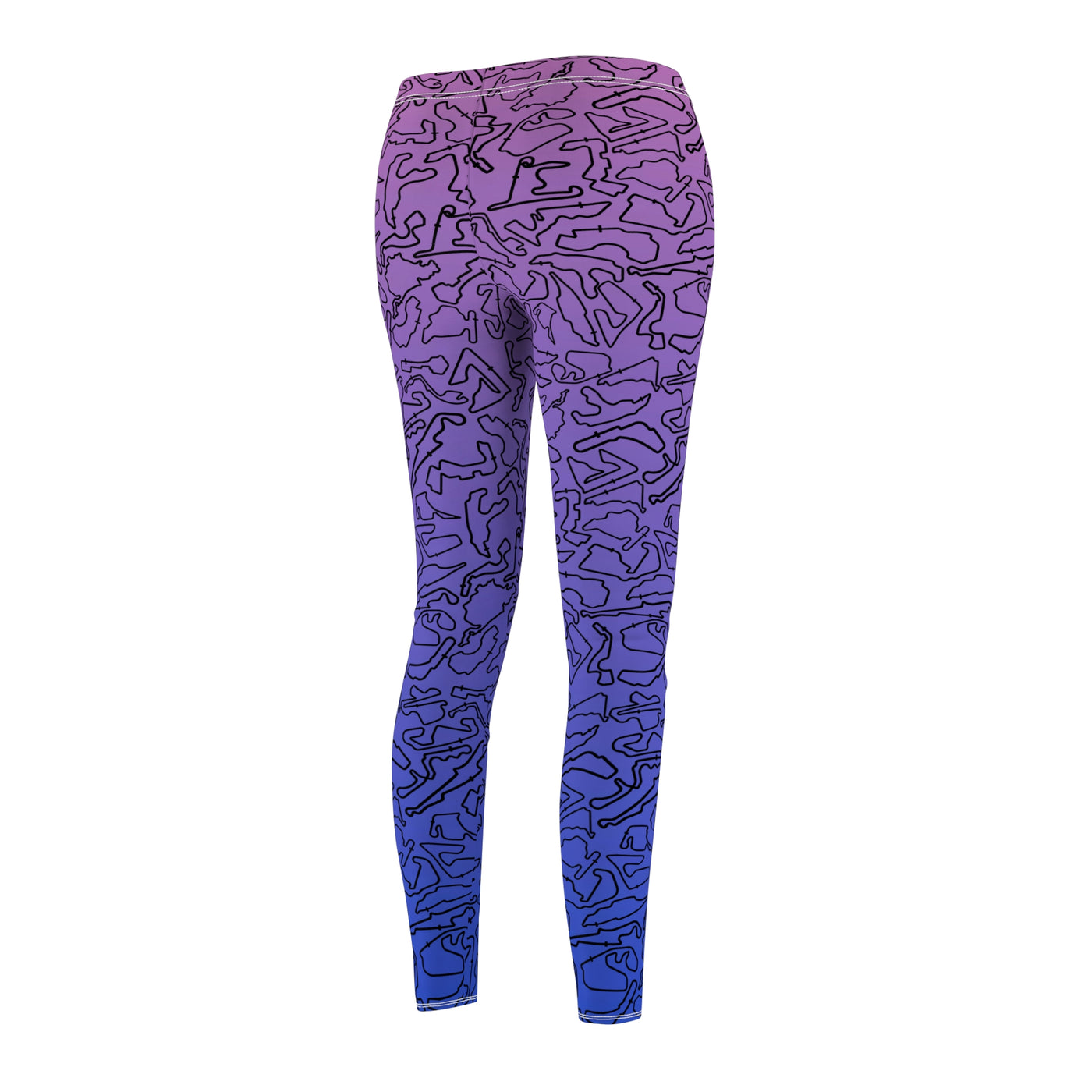 Bblack blue pink Track Casual Leggings