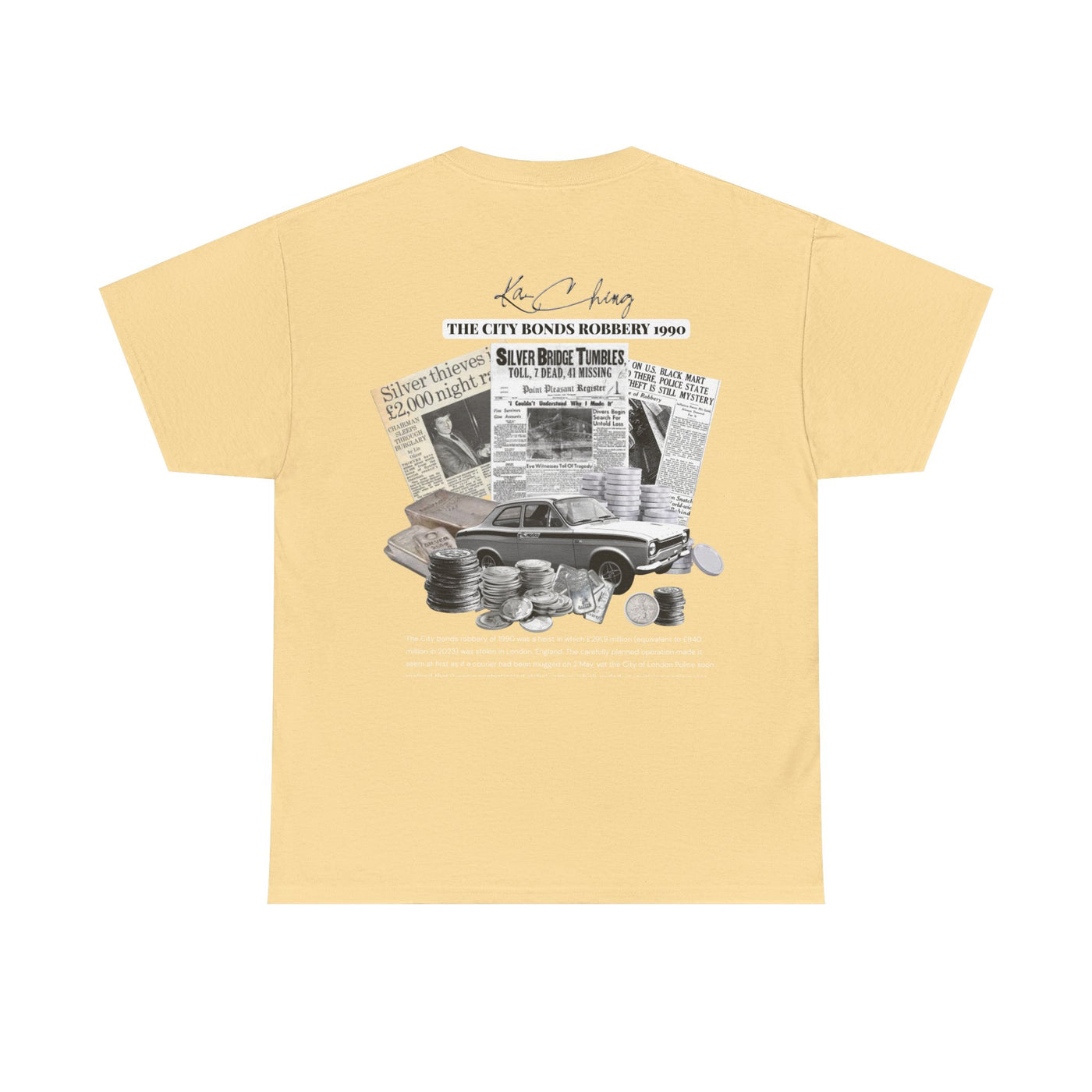 Silver Edition Tee with Retro Design