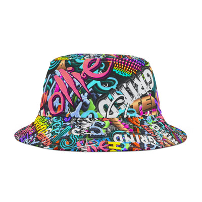 Colour Skateboarding tricks Bucket Hat