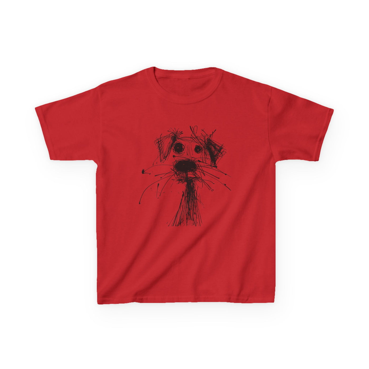 Kids Dog Sketch Tee | Adorable Pet Lover Shirt