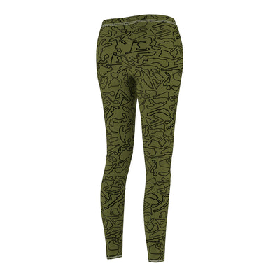 Black teal silver Track Casual Leggings
