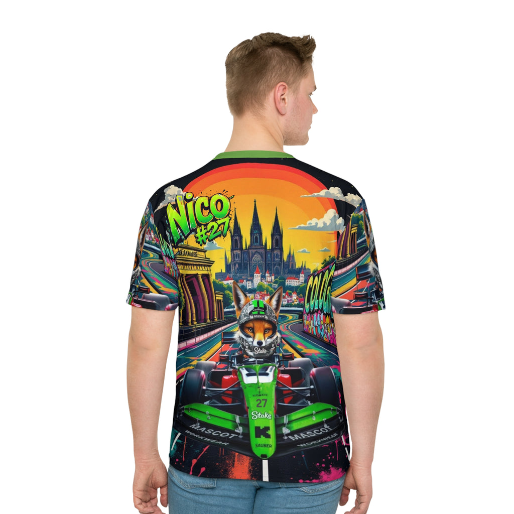 #27 Loose T-Shirt - Colorful Racing Design with - Perfect for Motorsport Fans