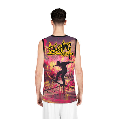 Ka-Ching- Graffiti Skateboarding Tee, Big back graphic