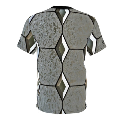 Silver Diamond Glass Brick stainglass Unisex Tee